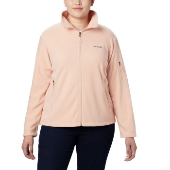 Dámské Bundy Columbia Fast Trek II Plus Size Růžové FVIYAZ694